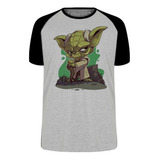 Camiseta Luxo Yoda Star Wars Jedi Guerra Nas Estrelas Serie