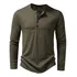 Camiseta Manga Comprida Macho Algodão Slub Primavera Outono
