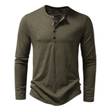 Camiseta Manga Comprida Macho