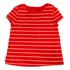 Camiseta Manga Curta Vermelha Listras Brancas Tommy Hilfiger