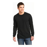 Camiseta Manga Longa Algodao
