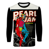 Camiseta Manga Longa Banda
