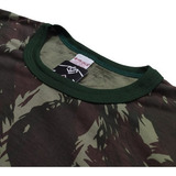 Camiseta Manga Longa Camuflada