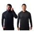 Camiseta Manga Longa Com Capuz Premium Uv50+ Preta