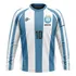 Camiseta Manga Longa Filtro Uv Argentina Retrô Albiceleste
