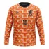 Camiseta Manga Longa Filtro Uv Holanda Copa Retrô Euro 1988