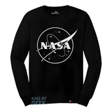 Camiseta Manga Longa Nasa