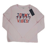 Camiseta Manga Longa Rosa