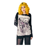 Camiseta Manga Longa Skull