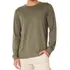 Camiseta Manga Longa Verde Hollister Masculina Bordada