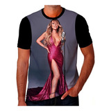 Camiseta Mariah Carey Cantora Internacional Modelo Gold#04