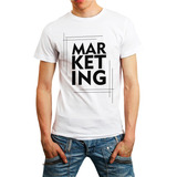 Camiseta Marketing Profissão Branca Masculina