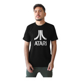 Camiseta Masculina Atari Logo Video Game Jogos Console