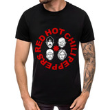 Camiseta Masculina Banda De Rock Red Hot Chili Peppers