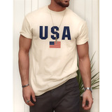 Camiseta Masculina Bandeira Americana