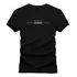 Camiseta Masculina Básica Algodão Luxo Camisa Elegante Italy