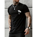 Camiseta Masculina Basica Estampa
