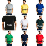 Camiseta Masculina Basica Malha