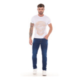 Camiseta Masculina Caveira Com