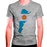 Camiseta Masculina Cinza Argentina