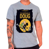 Camiseta Masculina Cinza Desenho