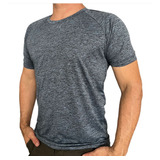 Camiseta Masculina Dry Fit Mesclada Treino Academia Fitness