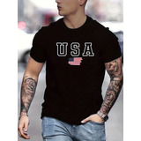 Camiseta Masculina Estampa Bandeira