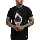 Camiseta Masculina Estampa Naipe