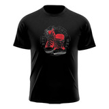 Camiseta Masculina Estampada Preta