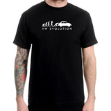 Camiseta Masculina Fusca Evolucao