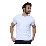 Camiseta Masculina Gola O Básica Sallo Premium Branca