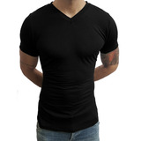 Camiseta Masculina Gola V