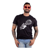 Camiseta Masculina Guitarra Hand
