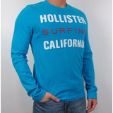 Camiseta Masculina Hollister Bermudas