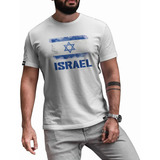Camiseta Masculina Israel Bandeira