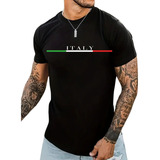 Camiseta Masculina Italia Basica