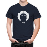 Camiseta Masculina Leia Saga