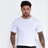 Camiseta Masculina Lisa Manga