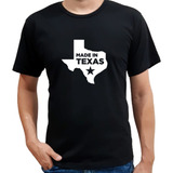 Camiseta Masculina Made In Texas Estampa Country Lançamento