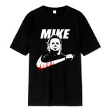 Camiseta Masculina Mike Michael Myers Halloween 100% Algodão