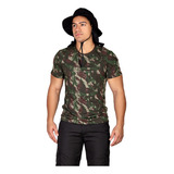 Camiseta Masculina Militar Camuflada