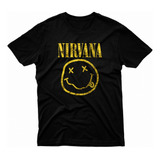 Camiseta Masculina Nirvana Rock