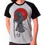 Camiseta Masculina Raglan Samurai