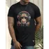 Camiseta Masculina Reta Estampa Monkey Slim.