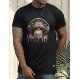 Camiseta Masculina Reta Estampa