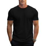 Camiseta Masculina Slim Malha