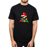 Camiseta Masculina Super Mario