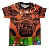 Camiseta Maui Moana Traje Infantil / Adulto Aproveitem 
