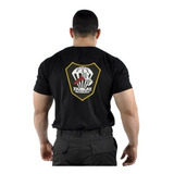 Camiseta Militar Bordada Forcas