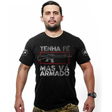Camiseta Militar Tenha Fe